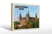 Holzschild Städte Aschaffenburg Schloss Johannesburg...