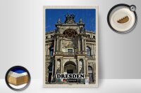 Holzschild Städte Dresden Zwinger Architektur 20x30cm