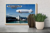 Holzschild Städte Friedrichshafen Zeppelin 30x20cm
