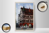 Holzschild Städte Fulda Altes Rathaus Architektur 20x30cm