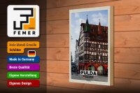 Holzschild Städte Fulda Altes Rathaus Architektur 20x30cm