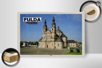 Holzschild Städte Fulda Dom Mittelalter Architektur 30x20cm