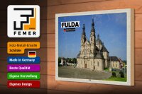 Holzschild Städte Fulda Dom Mittelalter Architektur 30x20cm
