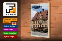Holzschild Städte Heilbronn Rathaus Altstadt 20x30cm
