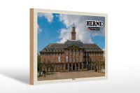 Holzschild Städte Herne Rathaus Architektur 30x20cm