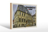 Holzschild Städte Osnabrück Rathaus Architektur...