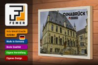 Holzschild Städte Osnabrück Rathaus Architektur 30x20cm