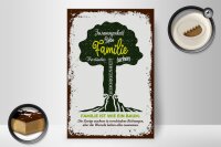Holzschild Spruch Familie ist wie ein Baum 20x30cm