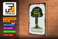 Holzschild Spruch Familie ist wie ein Baum 20x30cm