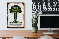 Holzschild Spruch Familie ist wie ein Baum 20x30cm