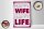 Holzschild Spruch Frau Happy wife happy Life 20x30cm