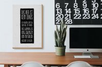 Holzschild Spruch Wohnung hier ist kein Chaos 20x30cm