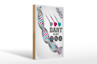 Holzschild Spruch 20x30cm Dart is my DNA Schild