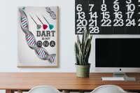 Holzschild Spruch 20x30cm Dart is my DNA Schild