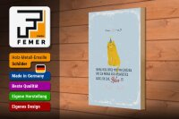 Holzschild Spruch kein Ersatz für eine Katze 20x30cm