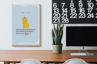 Holzschild Spruch kein Ersatz für eine Katze 20x30cm