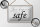 Blechschild Spruch 18x12cm you keep me safe Schild