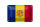 Blechschild Flagge Andorras 18x12cm Flag of Andora