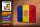 Blechschild Flagge Andorras 18x12cm Flag of Andora