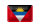 Blechschild Flagge Antigua und Barbuda 18x12cm Flag