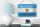 Blechschild Flagge Argentinien 18x12cm Flag of Argentina