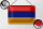 Blechschild Flagge Armenien 18x12cm Flag of Armenia