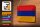 Blechschild Flagge Armenien 18x12cm Flag of Armenia