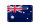 Blechschild Flagge Australien 18x12cm Flag of Australia