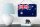 Blechschild Flagge Australien 18x12cm Flag of Australia
