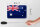 Blechschild Flagge Australien 18x12cm Flag of Australia