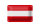 Blechschild Flagge Österreich 18x12cm Flag of Austria