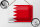 Blechschild Flagge Bahrains 18x12 cm Flag of Bahrain
