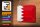 Blechschild Flagge Bahrains 18x12 cm Flag of Bahrain