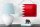 Blechschild Flagge Bahrains 18x12 cm Flag of Bahrain