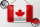 Blechschild Flagge Kanada 18x12cm Flag of Canada