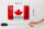 Blechschild Flagge Kanada 18x12cm Flag of Canada