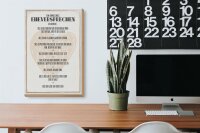 Holzschild Spruch 20x30cm ein ehrliches Eheversprechen