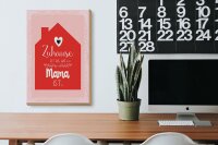 Holzschild Spruch 20x30cm Zuhause ist da wo Mama ist
