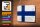 Blechschild Flagge Finnlands 18x12cm flag of Finland Dekoration