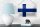 Blechschild Flagge Finnlands 18x12cm flag of Finland Dekoration