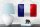 Blechschild Flagge Frankreichs 18x12cm Flag of France Dekoration