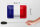 Blechschild Flagge Frankreichs 18x12cm Flag of France Dekoration
