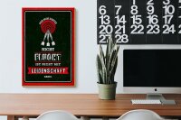 Holzschild Spruch 20x30cm Wer beim Daten nicht flucht