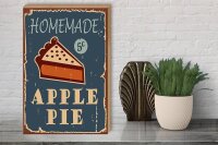 Holzschild Kuchen 30x40cm Homemade Apple Pie (Apfelkuchen)