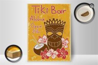 Holzschild Alkohol 30x40cm Tiki Bar Aloha Hawaii