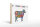 Holzschild Lamm 40x30cm cuts of meat lamb Metzgerei
