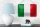 Blechschild Flagge Italiens 18x12cm Flag of Italy Dekoration