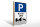 Holzschild Hinweis 30x40cm Parkschild Nur für LKW