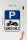 Holzschild Parken 30x40cm Biker only Motorrad