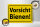 Holzschild Hinweis 40x30cm Vorsicht Bienen Honig Imker
